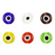 Millefiori beads disc eye 6mm - Multicolour